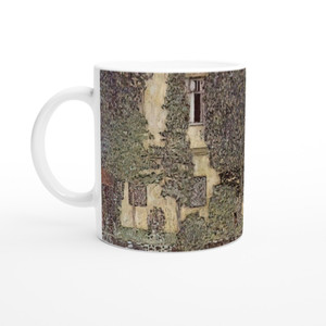 Gustav Klimt - THE SCHLOSS KAMMER ON THE ATTERSEE III 1910 Ceramic Mug