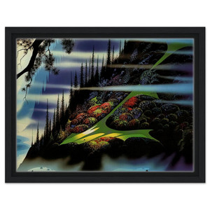 Eyvind Earle  Pasture Through the Fog Framed Canvas