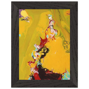 Sam Francis  Untitled  SFP86165  Premium Wooden Framed Art Print / Poster