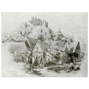 John Singer Sargent  Engelsburg Aluminum Print