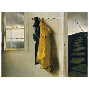 Andrew Wyeth  SQUALL Wood Print