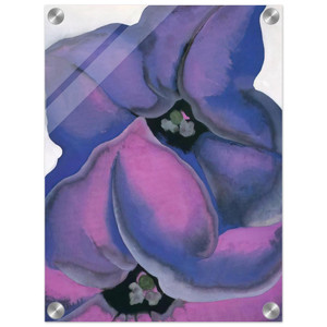Georgia OKeeffe  Purple Petunias Acrylic Print