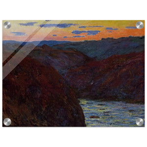 claude monet  Valley of the Creuse Sunset Acrylic Print