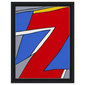 Nicholas Krushenick  Ancient Image  1984 Framed Canvas