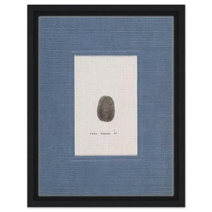 Piero Manzoni  Thumbprint  1960 Framed Canvas