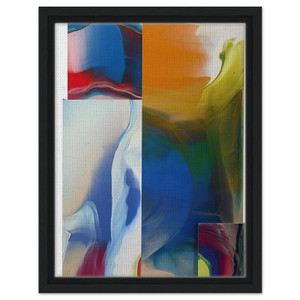 Sam Gilliam  Lot and Square Framed Canvas