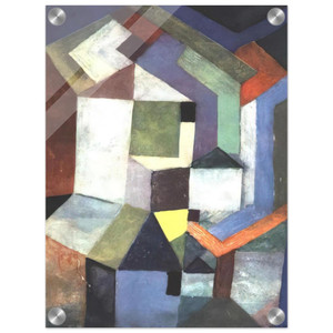 Paul Klee  PIOUS NORTHERN LANDSCAPE 1917 Acrylic Print