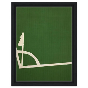 Ralston Crawford  Kalklijnen hoek  1971 N1 Framed Canvas