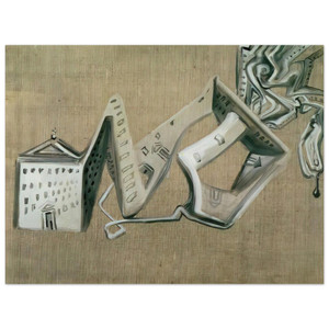 Salvador Dali  ARCHITECTURAL CONTORTION OF EL ESCORIAL Aluminum Print