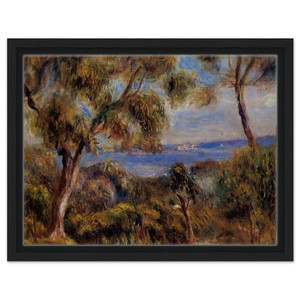 PierreAuguste Renoir  The Sea at Cagnes Framed Canvas