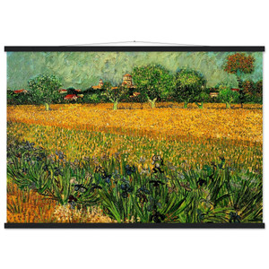 Van Gogh View of Arles Irises Museum-Quality Matte Paper Poster with Hanger