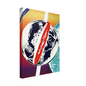 James Rosenquist  Spinning Faces in Space Canvas