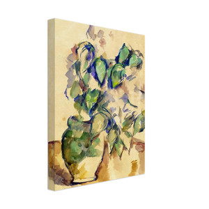 Paul Cezanne  Leaves in a Green Pot Canvas