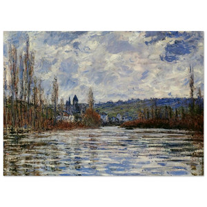 claude monet  Flood of the Seine at Vetheuil Fine Art Poster / Art Print