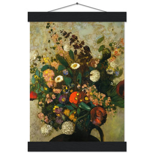 Odilon Redon  BOUQUET OF FLOWERS 5 Museum-Quality Matte Paper Poster with Hanger