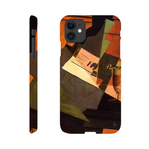 Juan Gris - BOTTLE GLASS AND NEWSPAPER Slim case