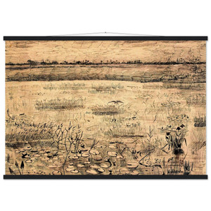 Van Gogh Marsh with Water Lillies Matte Poster with Hanger