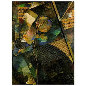 Kurt Schwitters  MERZ PICTURE 25A THE STAR PICTURE 1920 Wood Print