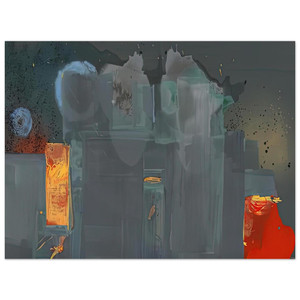 Helen Frankenthaler  Janus 1990 Aluminum Print