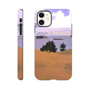 Fairfield Porter  PENOBSCOT BAY WITH YELLOW FIELD 1968 Tough case