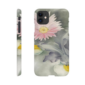 Georgia OKeeffe - Pink Daisy with Iris Slim case