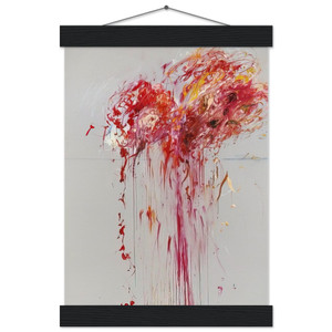 Cy Twombly Nine Discourses on Commodus Part VIII Matte Paper Poster with Hanger
