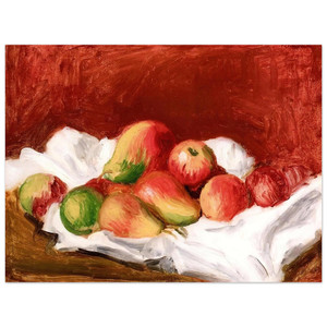 PierreAuguste Renoir  Pears and Apples Aluminum Print