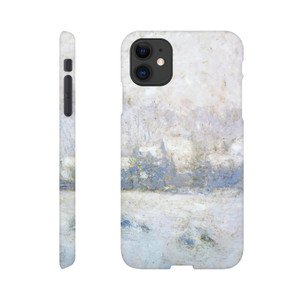 claude monet - Snow Effect Giverny Slim case
