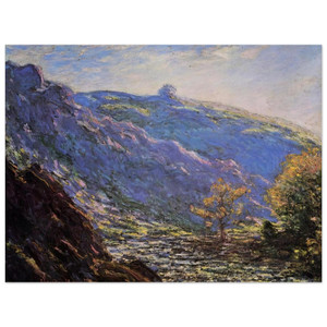 claude monet  The Old Tree Sunlight on the Petit Cruese Aluminum Print
