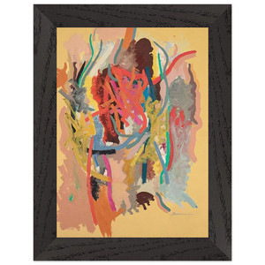 John Ferren  The Changeling  1964 Premium Wooden Framed Art Print / Poster