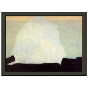 Milton Avery  White Wave  1954 Premium Metal Framed Art Print / Poster