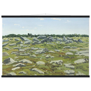 Neil Welliver Study for Midday Barren 1972 Matte Poster with Hanger