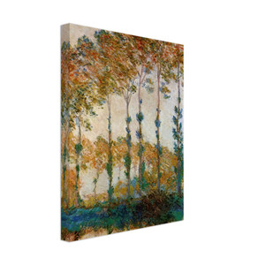 claude monet  Poplars on the Banks of the Epte Autumn Canvas