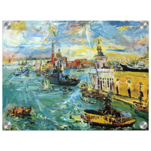 OSKAR KOKOSCHKA  VENICE DOGANA 1948 Acrylic Print