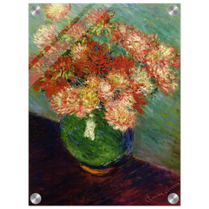 claude monet  Vase of Chrysanthemums N1 Acrylic Print