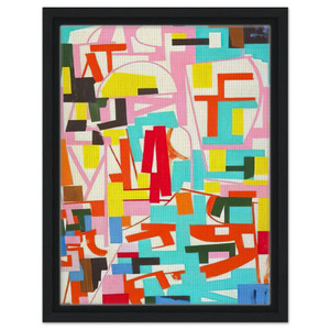 Ad Reinhardt  Untitled  1940 N2 Framed Canvas