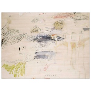 Cy Twombly  Untitled Rome Wood Print