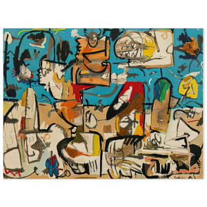 Helen Frankenthaler  Untitled 1951 Wood Print