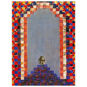 Miriam Schapiro  The First Theater  PD Pattern and Decoration Wood Print