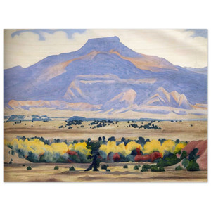 Georgia OKeeffe  Pedernal Wood Print