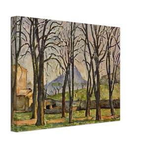 Paul Cezanne  Chestnut Trees at the Jas de Bouffan Canvas