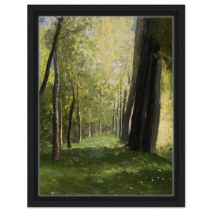 Odilon Redon  LANE OF TREES Framed Canvas