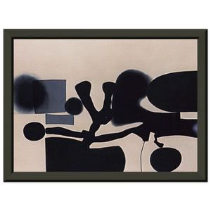 Victor Pasmore Harmony of Opposites Premium Metal Framed Art Print / Poster