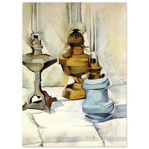 Juan Gris  THREE LAMPS 1911 Fine Art Poster / Art Print