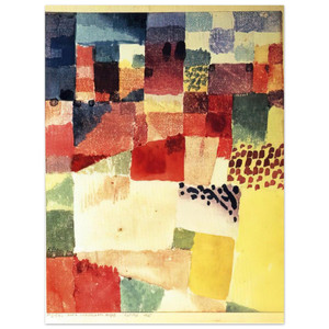 Paul Klee  HAMMAMET Aluminum Print