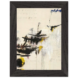 Cy Twombly  Quattro stagioni I Inverno Premium Wooden Framed Art Print / Poster
