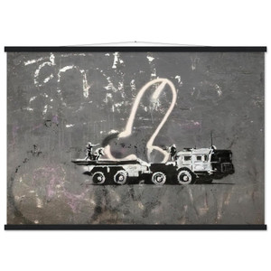 Banksy Kyiv Zhy. 13 2022 Museum-Quality Matte Paper Poster with Hanger