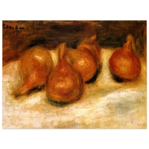 PierreAuguste Renoir  Still Life with Onions Aluminum Print