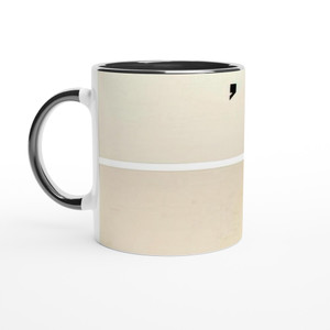 Mira Schendel - Untitled Toquinho - 1970 Ceramic Mug with Color Inside