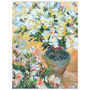 claude monet  White Azaleas in a Pot Acrylic Print